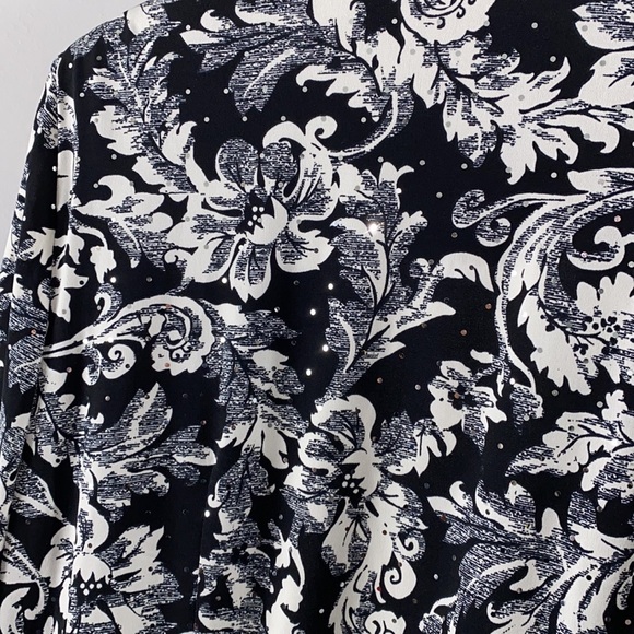 Jessica Howard cropped floral sparkly jacket - Picture 5 of 5